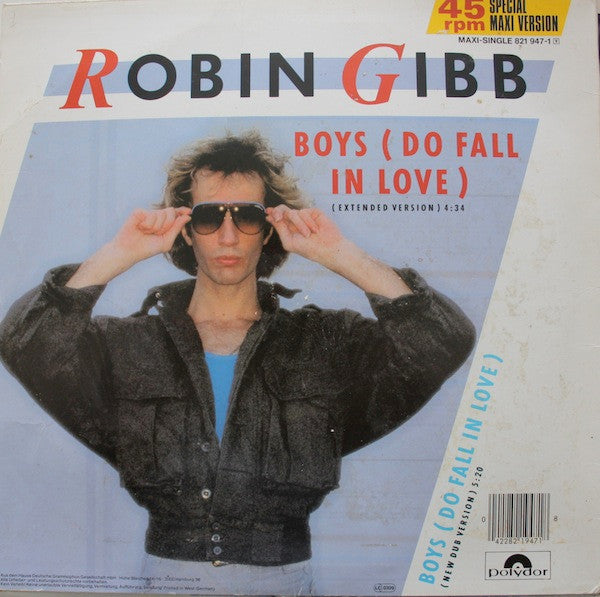 Robin Gibb : Boys (Do Fall In Love) (12", Maxi)