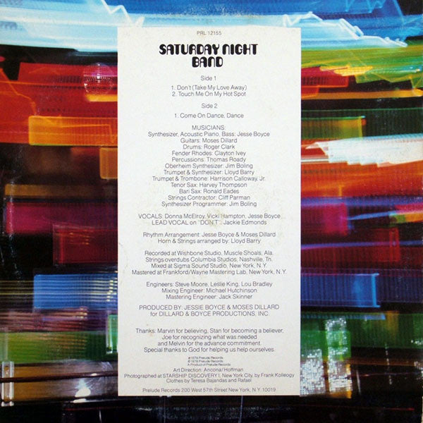 Saturday Night Band : Come On Dance, Dance (LP, Album)