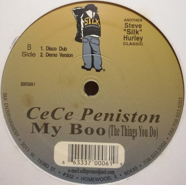 Ce Ce Peniston : My Boo (The Things You Do) (12")