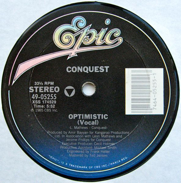 Conquest : Optimistic (12")