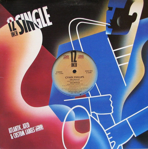 Cyndi Phillips : Sacrifice (12", Single, Promo, ARC)