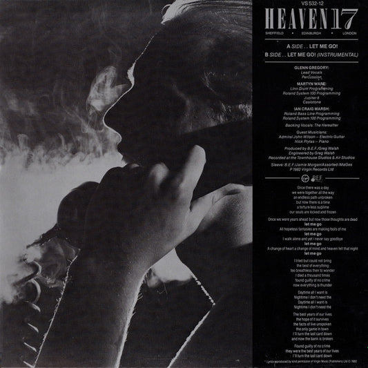 Heaven 17 : Let Me Go! (12", Single)