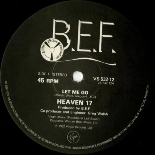 Heaven 17 : Let Me Go! (12", Single)