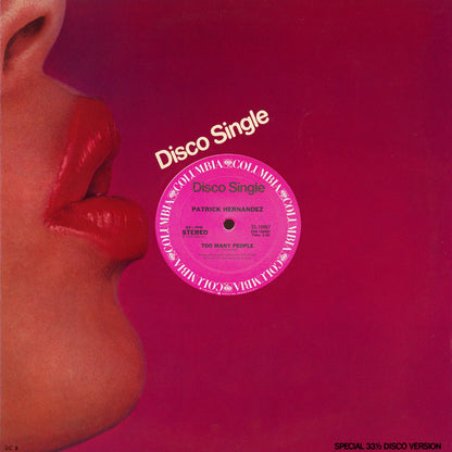 Patrick Hernandez : Born To Be Alive (12", Single, Pit)