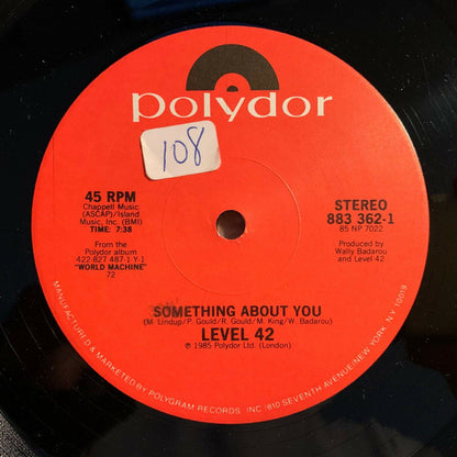 Level 42 : Something About You (12", PRC)