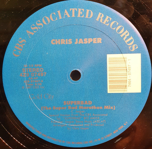 Chris Jasper : Superbad (12")
