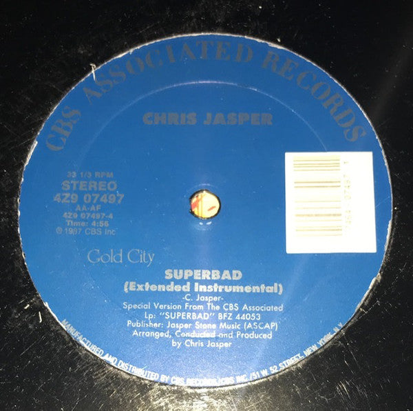 Chris Jasper : Superbad (12")