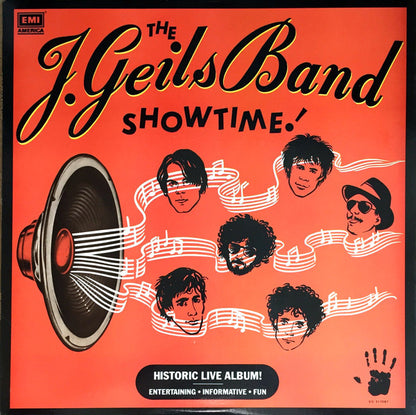 The J. Geils Band : Showtime! (LP, Album, Club, Pit)