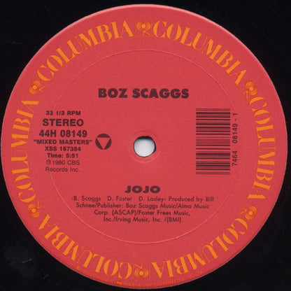 Boz Scaggs : Jojo / Breakdown Dead Ahead (12")