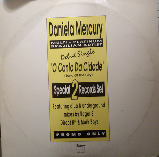 Daniela Mercury : O Canto Da Cidade (2x12", Single, Promo)