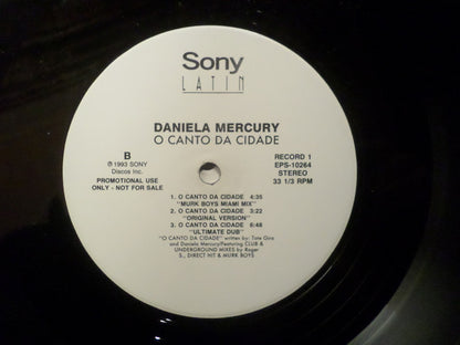 Daniela Mercury : O Canto Da Cidade (2x12", Single, Promo)