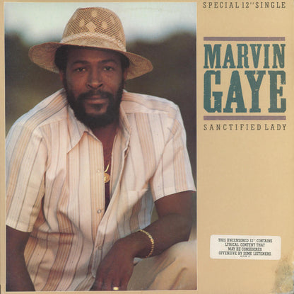 Marvin Gaye : Sanctified Lady (12", Single, Pit)
