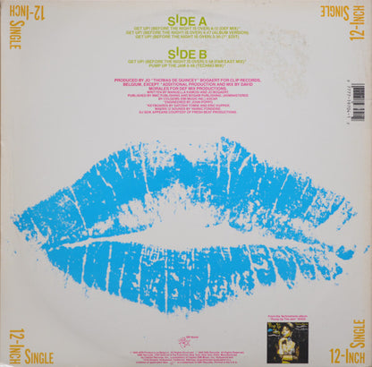 Technotronic : Get Up! (Before The Night Is Over) (12", Single)