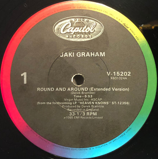 Jaki Graham : Round And Around (12")