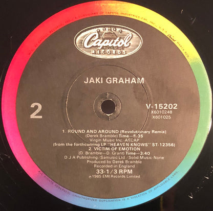 Jaki Graham : Round And Around (12")