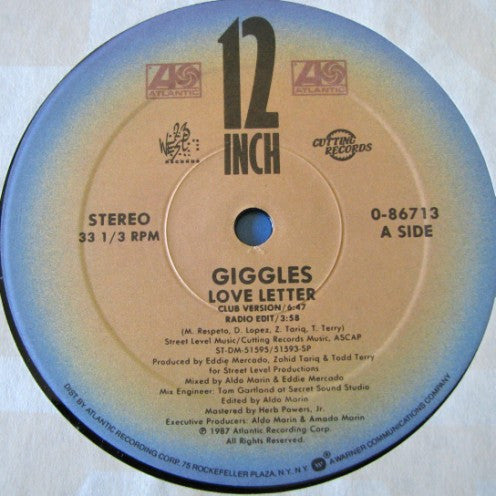 Giggles : Love Letter (12")