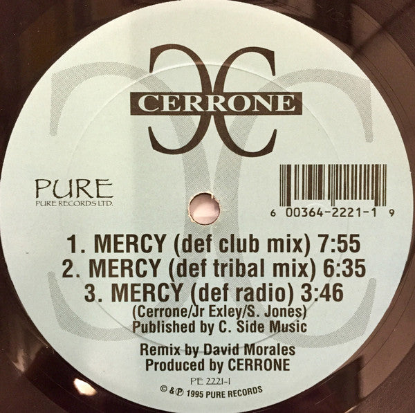 Cerrone : Mercy (12")