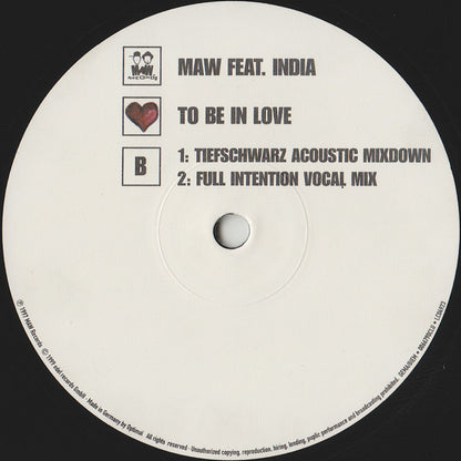 Masters At Work Feat. India : To Be In Love (12")