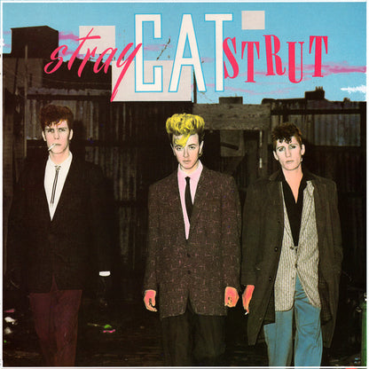 Stray Cats : Stray Cat Strut (12", Single, Cus)