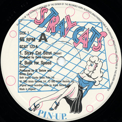 Stray Cats : Stray Cat Strut (12", Single, Cus)