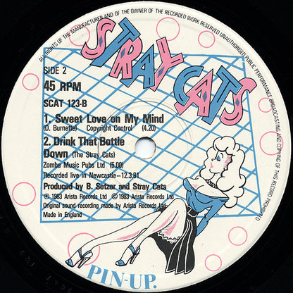 Stray Cats : Stray Cat Strut (12", Single, Cus)