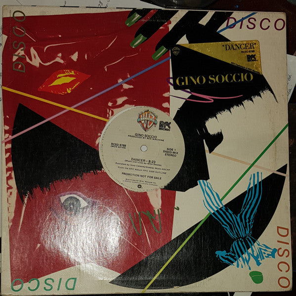 Gino Soccio : Dancer (12", Promo)