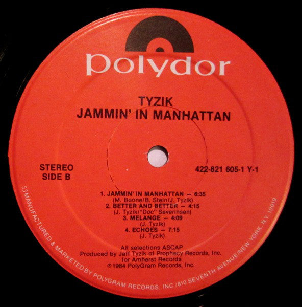 Jeff Tyzik : Jammin' In Manhattan (LP, Album)