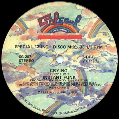 Instant Funk : I Got My Mind Made Up / Crying (12", Single)
