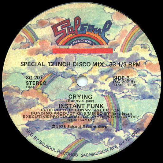 Instant Funk : I Got My Mind Made Up / Crying (12", Single)