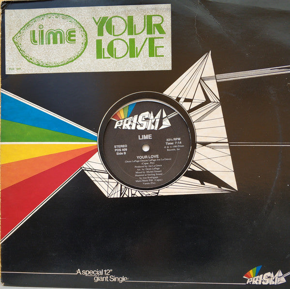 Lime (2) : Your Love (12", Single)