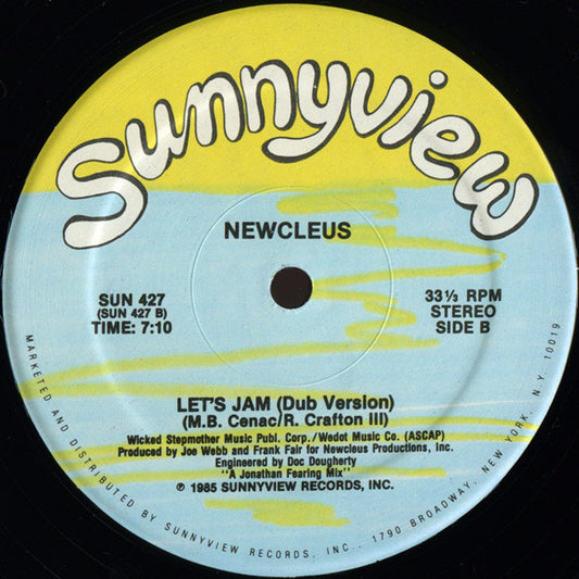 Newcleus : Let's Jam (12")