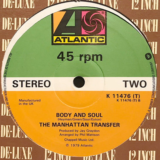 The Manhattan Transfer : Twilight Zone / Twilight Tone (12", Single)