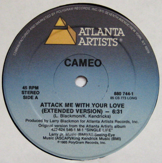Cameo : Attack Me With Your Love (12")