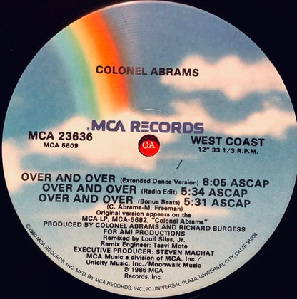 Colonel Abrams : Over And Over (12" Version) (12",  Gl)