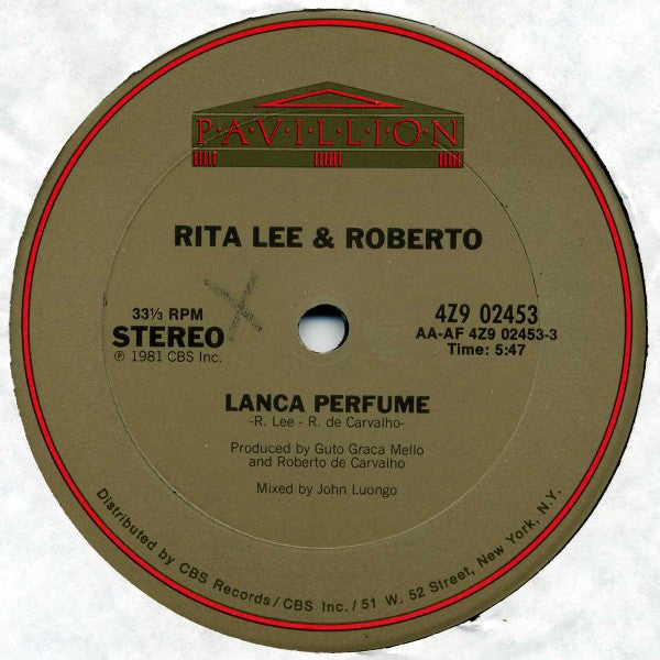 Rita Lee & Roberto : Lança Perfume (12")