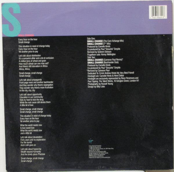 Hindsight (3) : Small Change (12", Promo)