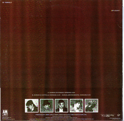 The Human League : Human (12", Single, No )