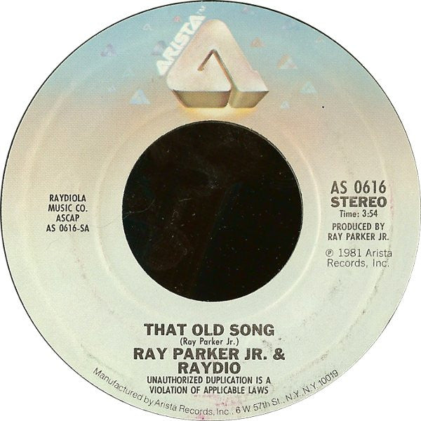 Ray Parker Jr. & Raydio* : That Old Song (7", Single, San)