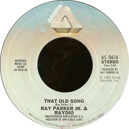 Ray Parker Jr. & Raydio* : That Old Song (7", Single, San)