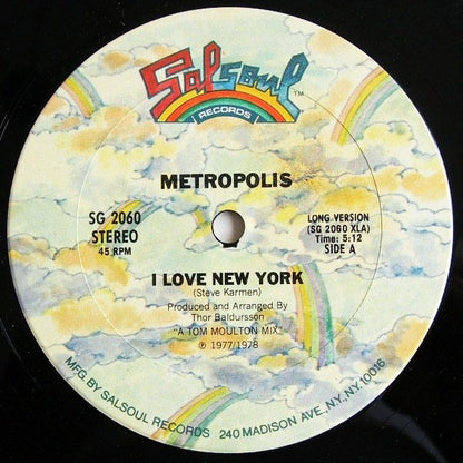 Metropolis (5) : I Love New York (12", Single)