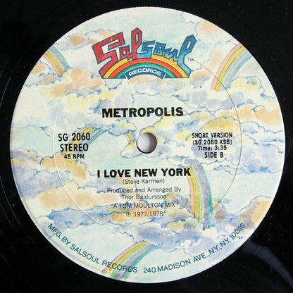 Metropolis (5) : I Love New York (12", Single)