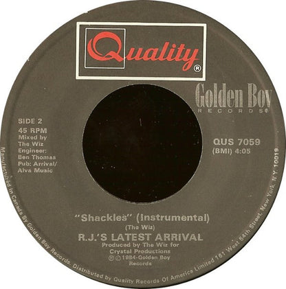 R.J.'s Latest Arrival : Shackles (7")