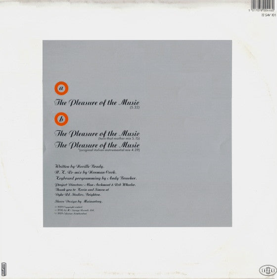 Ester B : The Pleasure Of The Music (The Norman Cook Re-Mix) (12")