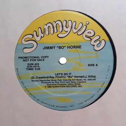 Jimmy "Bo" Horne : Let's Do It (12", Promo)