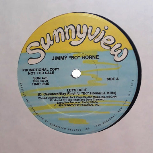 Jimmy "Bo" Horne : Let's Do It (12", Promo)