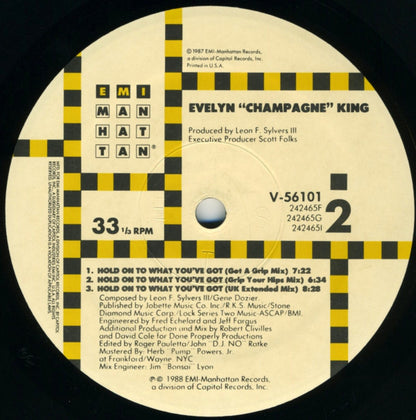 Evelyn King : Hold On To What You've Got (12", Single)