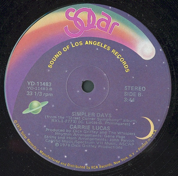 Carrie Lucas : Dance With You (12", Single)