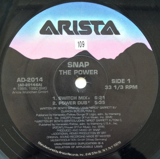 Snap* : The Power (12")