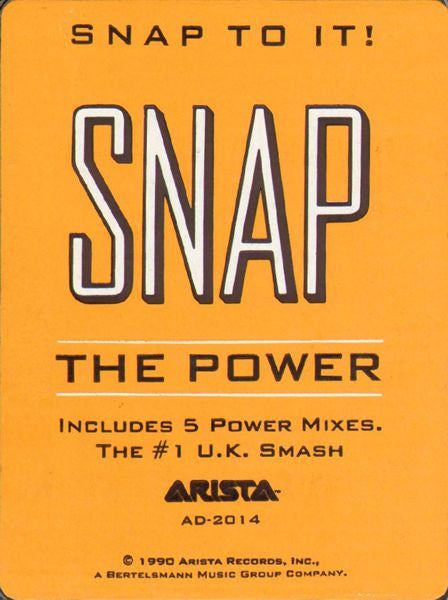 Snap! : The Power (12")