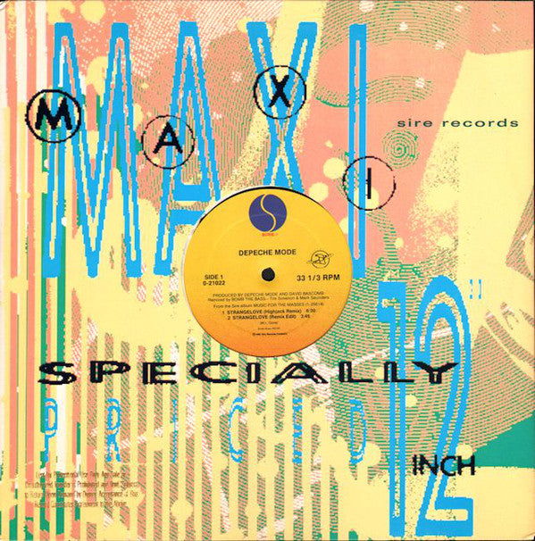 Depeche Mode : Strangelove (12", Maxi)